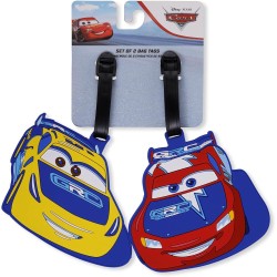 Set 2 Etiquetas de Equipaje Cars Disney Pixar