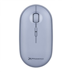 Ratón inalambrico rebble bluetooth y 2.4 ghz hasta 3 dispositivos con receptor usb clic silencioso para portátil notebook pc cho