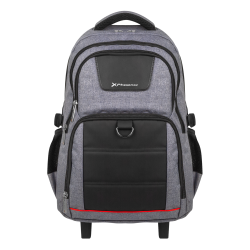 Mochila con ruedas trolley phoenix discovery g para portátil 17 pulgadas gris