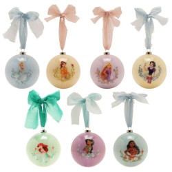 Set 7 Bolas de Navidad Princesas Disney