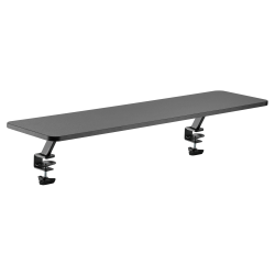 Elevador de monitor para escritorio mesa gaming phoenix riser pro 100 x 26 cm madera mdf fijación universal ajustable