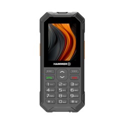 Telefono movil rugerizado hammer 6 2.4 pulgadas - 4g - negro
