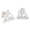Pendientes Deathly Hallows plata