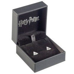 Pendientes Deathly Hallows plata