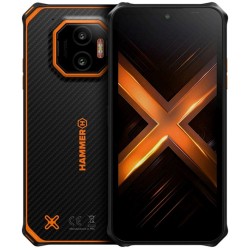 Movil rugerizado hammer energy x2 5g 6 - 128gb negro - naranja
