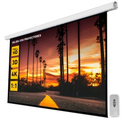 Pantalla electrica videoproyector pared y techo phoenix 135´´ratio 1:1 - 4:3 - 16:9 2.4m x 2.4m posicion adjustable - carcasa bl