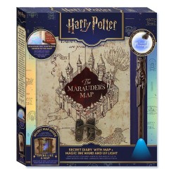Set cuaderno A5 + mapa desplegable + boligrafo magico Harry Potter