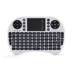 Mini teclado inalambrico wireless 2.4ghz phoenix touchpad multimedia smart tv - tvbox - android tv - color blanco y negro