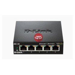 Switch d - link 5 ptos 10 - 100 - 1000 gigabyte metal
