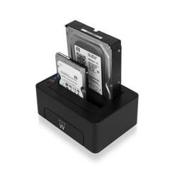 Estacion de acoplamiento ewent para unidad de disco duro y de estado solido sata 2.5 pulgadas y 3.5 pulgadas - usb 3.0