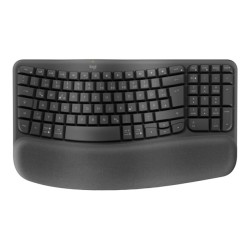 Teclado logitech wave keys bluetooth negro
