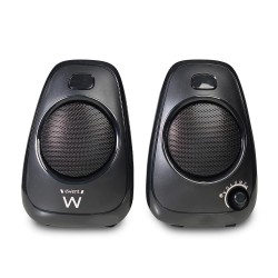 Altavoces ewent 2.0 ew3527 negro
