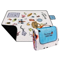 Manta picnic Ciudad 150x150cm