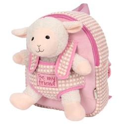 Mochila + peluche Oveja 27cm