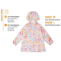Chubasquero espalda extensible Fresas M