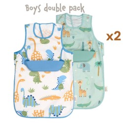 Set 2 Delantales impermeable bolsillo