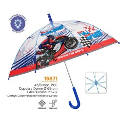 Paraguas manual Moto 45cm