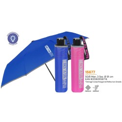 Paraguas plegable manual 50cm surtido