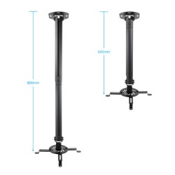 Soporte techo tooq proyectorpj3030tn - b carga maxima 20kg