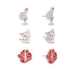Set 3 pendientes Vaiana Moana Disney