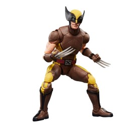 Figura hasbro marvel legends series deadpool & wolverine - wolverine (brown suit)