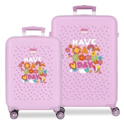 Set 2 maletas trolley ABS Good Day Movom 55/65cm