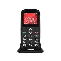 Telefono movil telefunken s410 senior phone - 1.77 pulgadas - negro