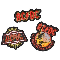 Set 3 parches AC/DC