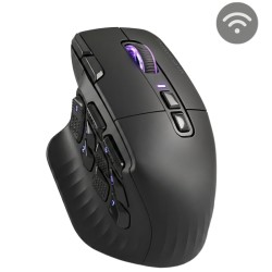 Ratón Gaming Mars Gaming MMW-HEX16/ Batería Recargable/ Hasta 24000 DPI