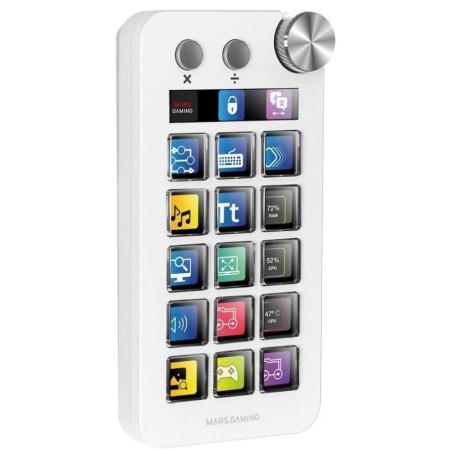 Control deck mars gaming msdneow blanco