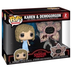 Funko pop tv stranger things 2 pk karen & demogorgon