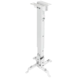 Soporte de proyector de techo tooq pj2012t - w blanco distancia 130 - 650 mm.