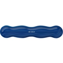 Reposamuñecas Subblim Ergo Cristal Flex/ Azul Oscuro