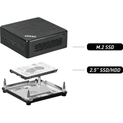Adaptador hdd para mini ordenador msi cubi n 8gl ms - b17111 negro