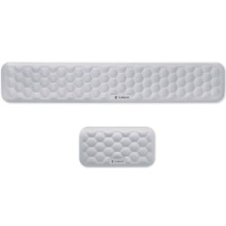 Pack de 2 Reposamuñecas Subblim Ergo AirPadding/ Plateadas