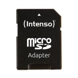 Tarjeta memoria micro sd intenso 256gb uhs - i cl10 + adaptador sd