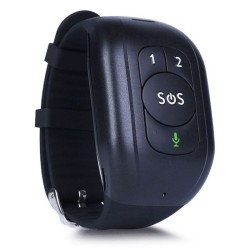 Pulsera de actividad leotec senior smart band 4g gps negra