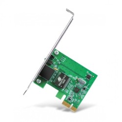 Tarjeta de red ethernet pci - express 10 - 100 - 1000 rj 45 tp - link perfil bajo