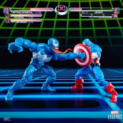 Pack 2 figuras hasbro marvel legends gamerverse captain america vs venom