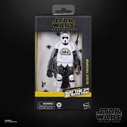 Figura hasbro star wars day the black series may the 4th be with you scout trooper