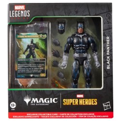 Figura hasbro marvel legends series x magic: the gathering black panther