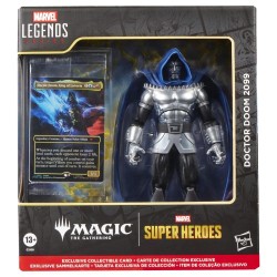 Figura hasbro marvel legends series x magic: the gathering dr. doom 2099