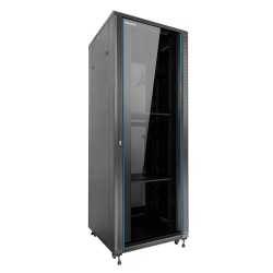 Armario rack de suelo 19 pulgadas phasak pro 37u negro 800x1000 montado pho 8142