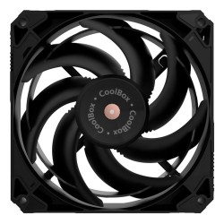 Ventilador caja coolbox 120 mm v12 black