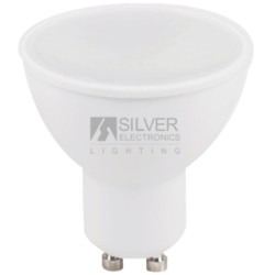 Bombilla led silver electronic eco multi - led dicroica 7w 44w - gu10 - 3000k - 567 lm - 120º - luz calida - a+