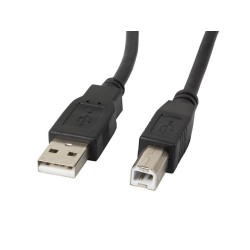Cable impresora lanberg usb a - usb b macho - macho ferrita negro 3 m