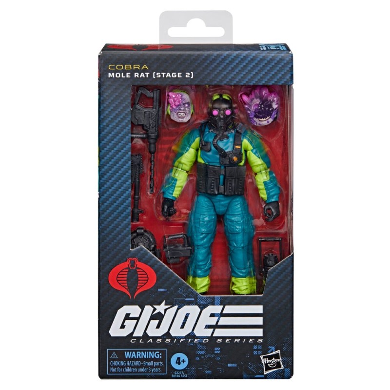 Figura hasbro g.i. joe classified series mole rat (stage 2)