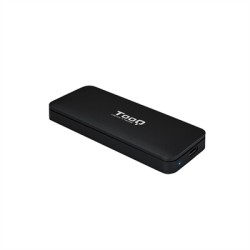 Caja externa tooq tqe - 2280b para ssd m.2 usb tipo c negro