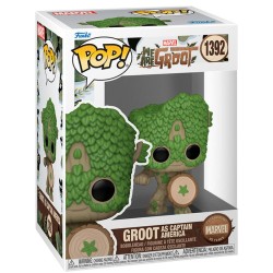 Funko pop marvel: we are groot groot como capitan america 79515