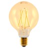 Bombilla led silver electronic filamento edison globo 3w 25w - e27 - 2.200k - 320º - 330 lm - luz extra calida - a++